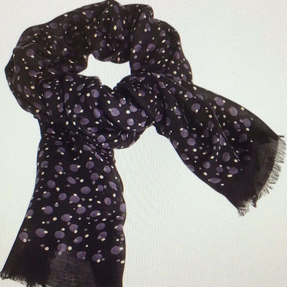 Vera Bradley Printed Poly Scarf - Concerto Dots